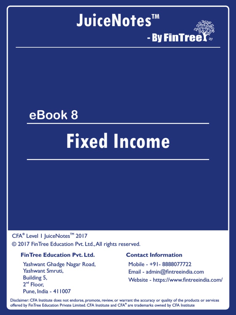 Fixed Income | PDF | Bond Duration | Bonds (Finance)