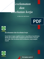 1. Kecelakaan Dan Keselamatan Kerja