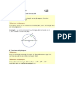 Triangle Rectangle Et Cercle