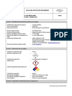 Hoja de datos de seguridad azul de metileno