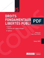 Partiels 2018 Lextenso Étudiant Jour 1 - L3 - Droit fondamentaux et libertés publiques (LGDJ - Cours)