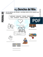 Ficha de Deberes y Derechos Del Niño para Segundo de Primaria