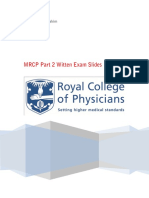 MRCP Part 2 Written Exam Slides (Medicos Republic)