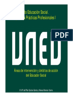 2017-2018 Areas de Intervención y Ámbitos de Acción Del Educador Social