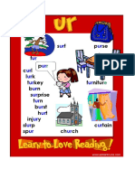 Ur Phonics Word Poster