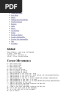 vim cheatsheet