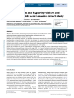 [1479683X - European Journal of Endocrinology] Hypothyroidism and hyperthyroidism and breast cancer risk_ a nationwide cohort study.pdf