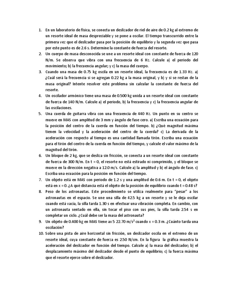 Porque La Masa No Afecta El Periodo De Un Pendulo