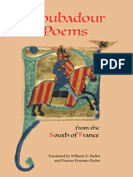 Troubadour Poems From The South of France