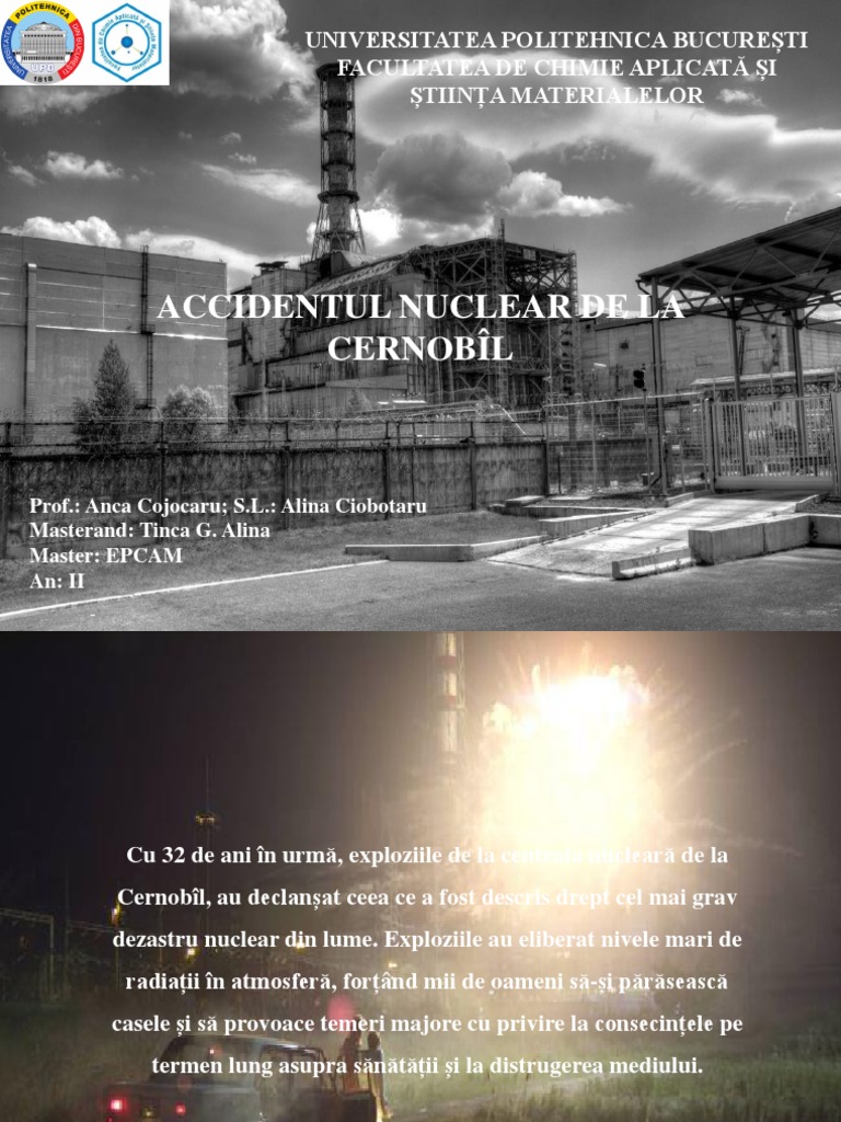 Accidentul Nuclear De La Cernobil