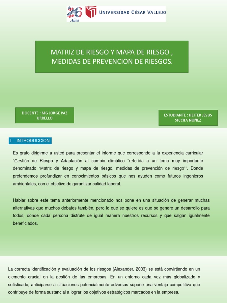 Mapa y Matriz de Riesgo en Empresas | PDF | Riesgo | Mapa