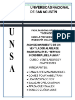 Acondicionamient de Un Sistema de Ventilacion para Un Taller de Soldadura