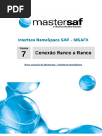 Mastersaf Interface Namespace SAP DW Manual 7 Conexao Banco a Banco