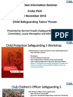 Child Safeguarding Tutors Forum Presentation