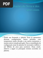 As Evoluções Da Terra e Dos Seres Vivos