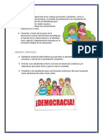 Valores democráticos y participación ciudadana