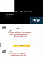 Third Conditional: Inglés Profeional 1 Marco Meza