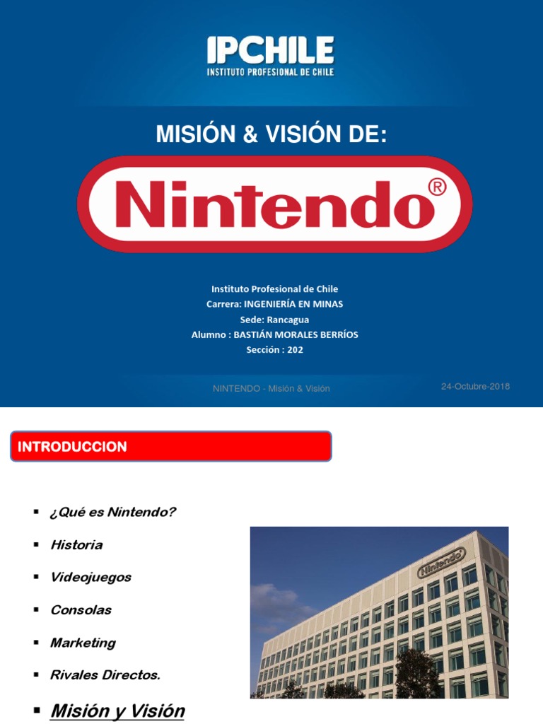 Nintendo - Mision y Vision