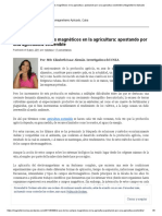 El Uso de Los Campos Magnéticos en La Agricultura - Apostando Por Una Agricultura Sostenible - Magnetismo Aplicado