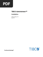 TIB TIBCOAdmin 5.11.0 Installation