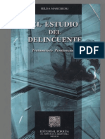 Marchiori Hilda - El Estudio Del Delincuente - Tratamiento Penitenciario