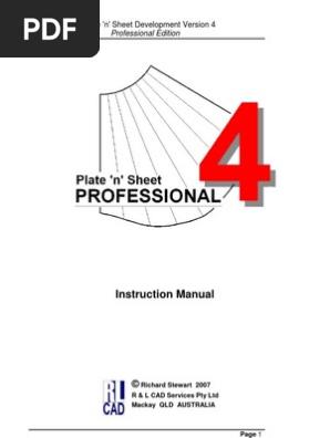 Manual Plate n Sheet V4