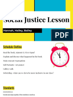 Social Justice Lesson