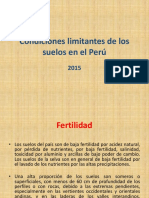 Condiciones Limitantes de Los Suelos 2014