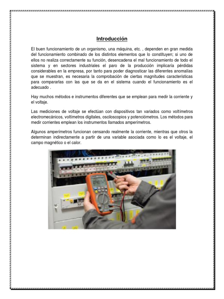 Instrumentos para Medicion Electrica | PDF | Corriente eléctrica |  Electromagnetismo