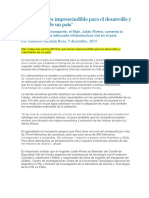 La Red Vial Es Imprescindible para El Desarrollo y Crecimiento de Un País