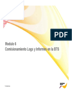 4.1. Flexi EDGE BTS Commissioning Logs and Reporting Overview Spanish