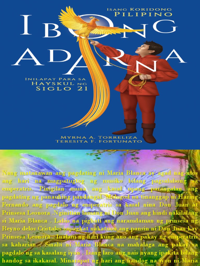 Ibong adarna summary pdf picture