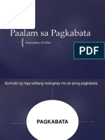 Paalam Sa Pagkabata