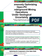 Simultaneously Optimizing Open-Pit and Underground Mining Operations Under Geological Uncertainty