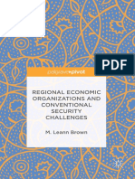 Regional Economic Organizations and Conventional Security Challenges