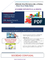 Impuesto a la Renta - Liquidación de la declaración de una persona natural obligada a llevar contabilidad