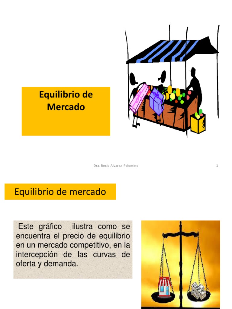 Equilibrio de Mercado | PDF | Equilibrio económico | Precios