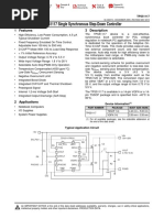 TPS51117 Single Synchronous Step-Down Controller: 1 Features 3 Description