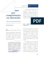 Lectura 1. Andrade, R.A. El enfoque por competencias en educaci+¦n.pdf