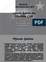 Metode Hafalan Dan Matching Card