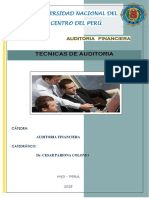 Tecnicas de Auditoria