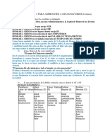 Cuestionario para aspirantes a guías mayores