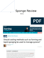 Tepid Sponge Review: Nurona