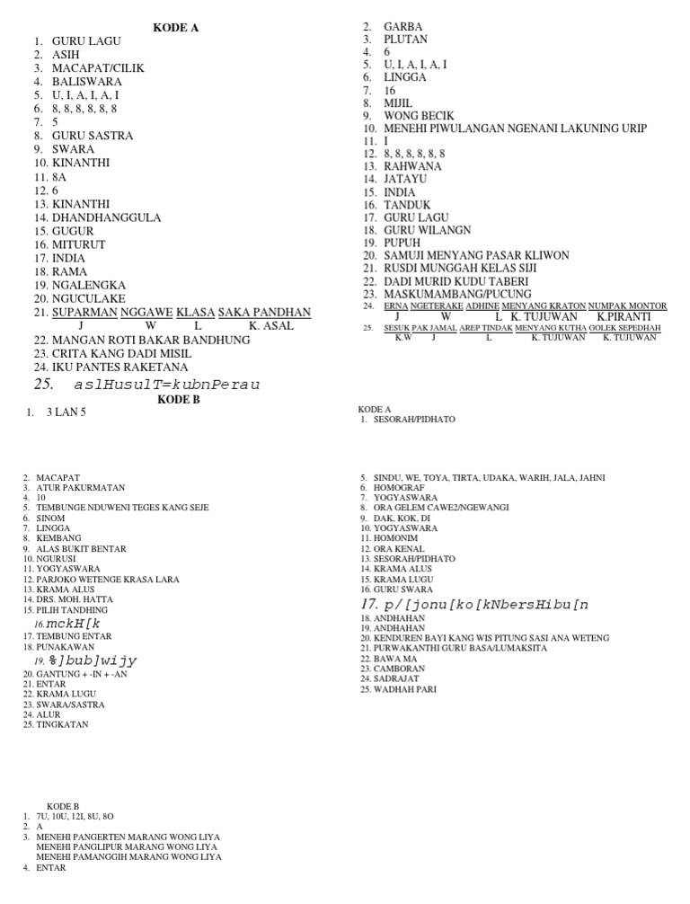 Kunci Uts Kelas 8 Pdf