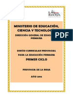 Diseño Curricular de Primer Ciclo Nivel Primario