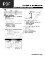 Form 1 Chapter 1 7 Science Notes