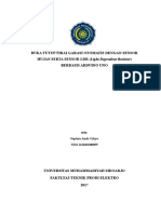 Buka Tutup Tirai Garasi Otomatis Dengan Sensor HUJAN SERTA SENSOR LDR (Light Dependent Resistor) Berbasis Arduino Uno