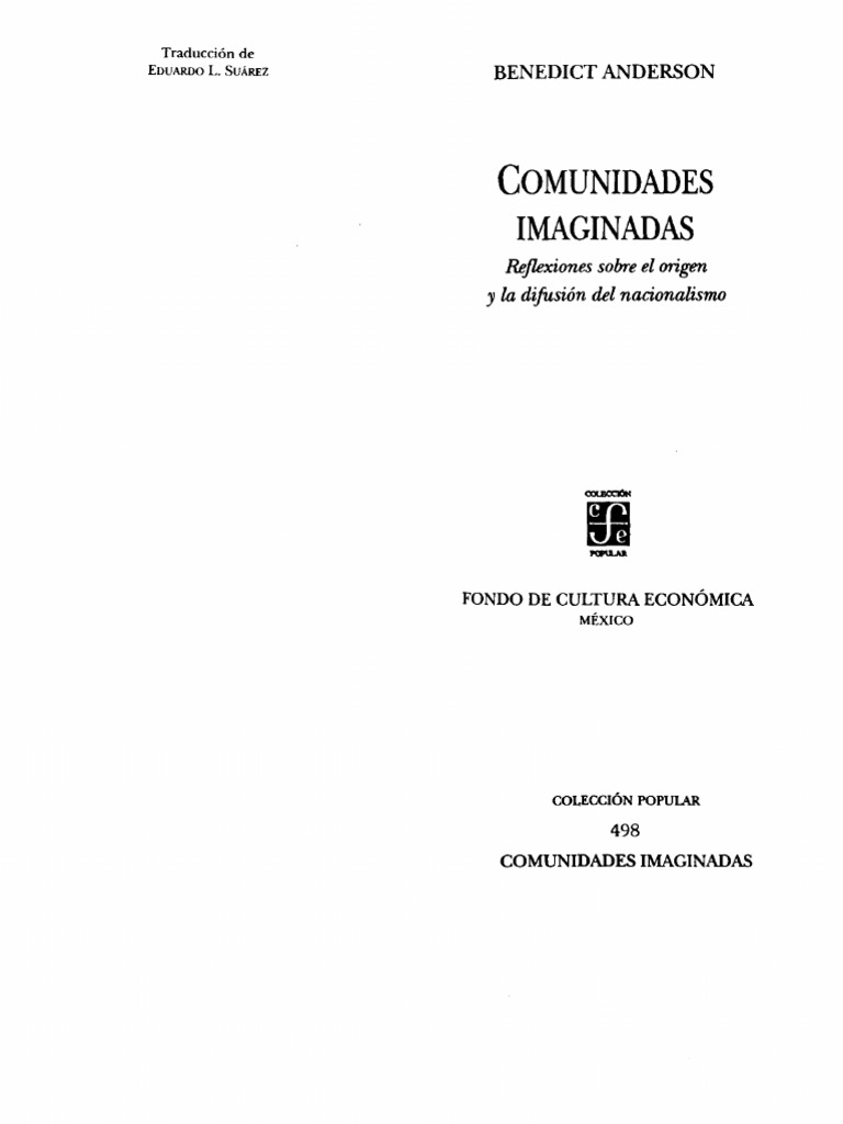 Comunidades imaginadas anderson benedict pdf mapa indonesia