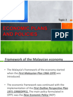 Economic Plans and Policies