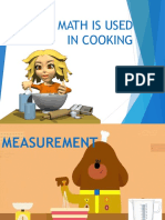 How Math Is Used in Cooking